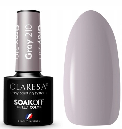 

Claresa Lakier Hybrydowy Uv/led Gray 210