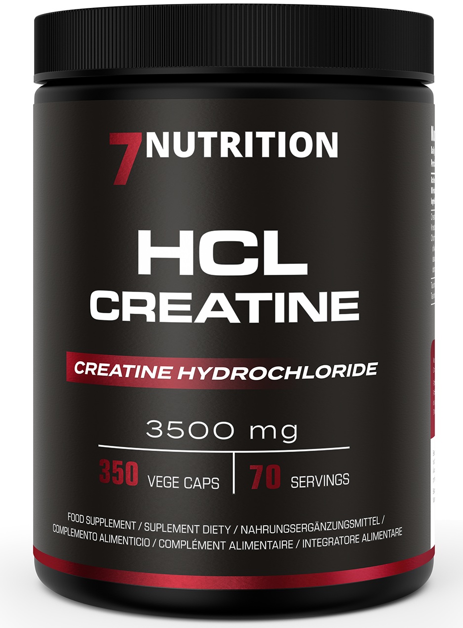 KREATYNA SIŁA MASA CHLOROWODOREK 7NUTRITION HCL CREATINE 350 kapsułek — 3