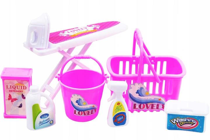 ZESTAW PRALNIA LALKA I AKCESORIA DLA DZIEWCZYNKI Wiek dziecka 3 lata +