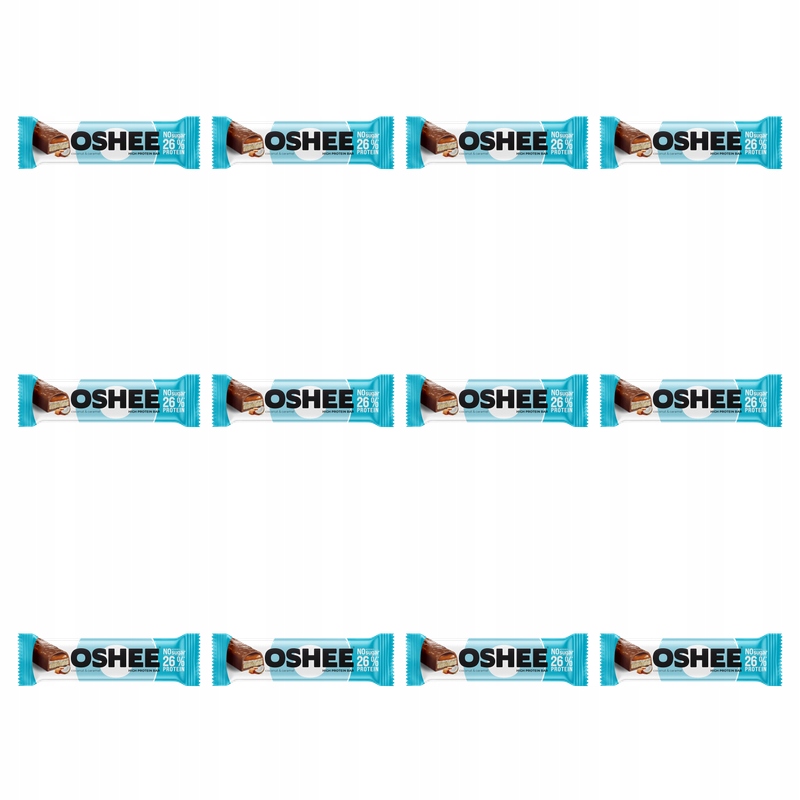 Oshee baton proteinowy o smaku kokosowo-karmelowym 48g X12