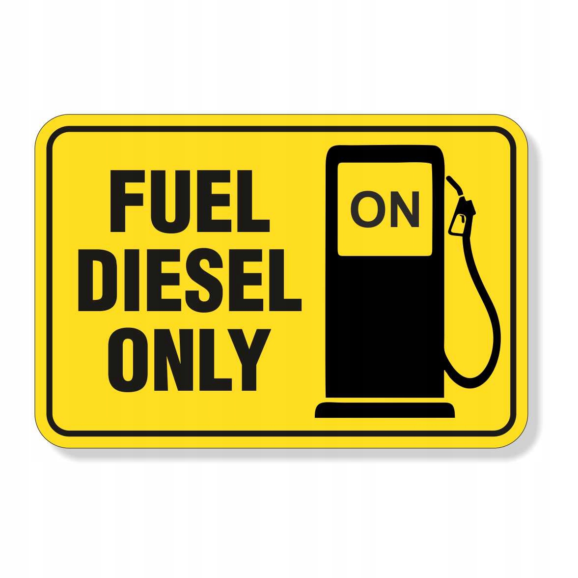 

Naklejka Oznaczenie Paliwa Fuel Diesel Only