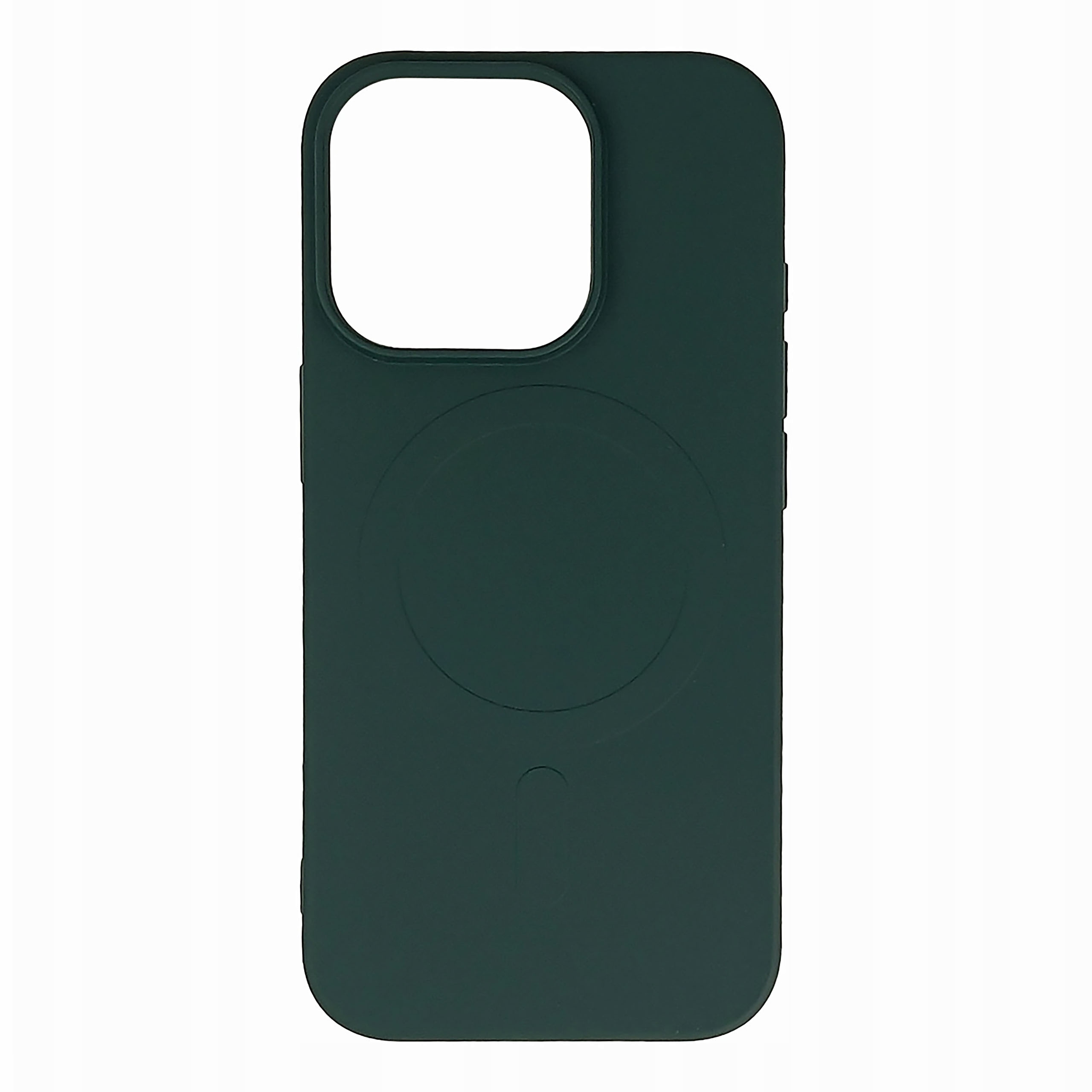 Etui Liquid Silicone Case MagSafe do iPhone 16 Pro Max ciemnozielone