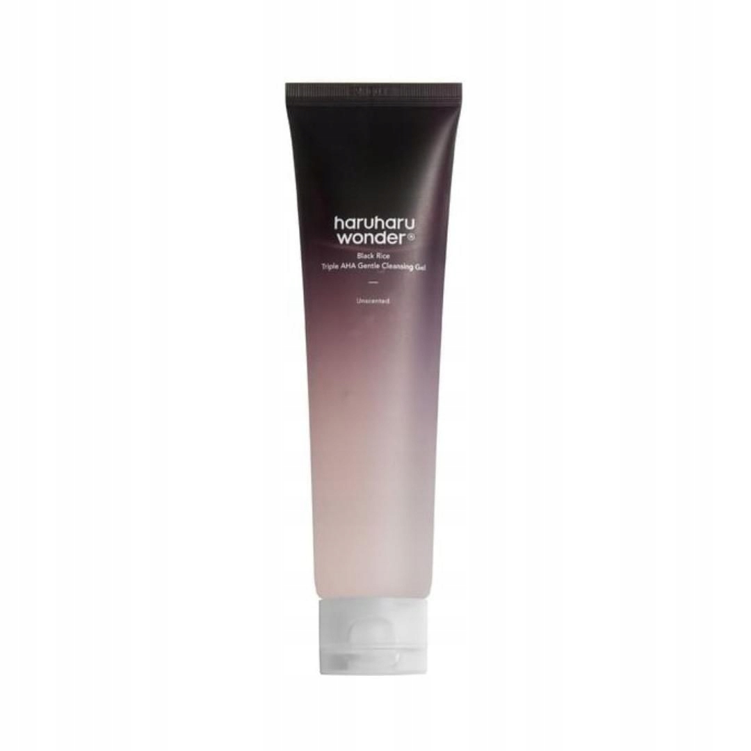Haruharu Wonder Černá Rýže Triple Aha Jemný Čisticí Gel Černý 100