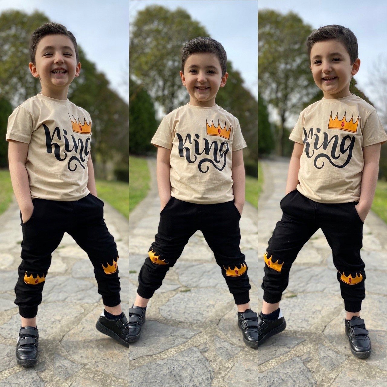 Komplet chłopięcy 2 cz KING r. 128 Marka Inna marka