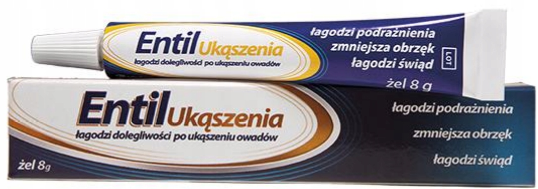

Entil Ukąszenia żel 8 g Obrzęk Świąd Komary