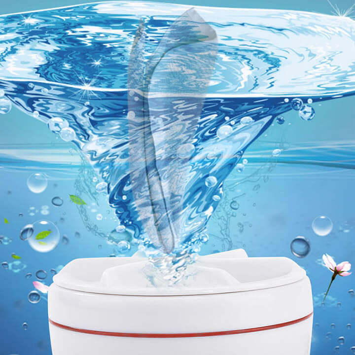 Mini przenośna pralka na USB turystyczna TURBOWASH Kolor dominujący biały