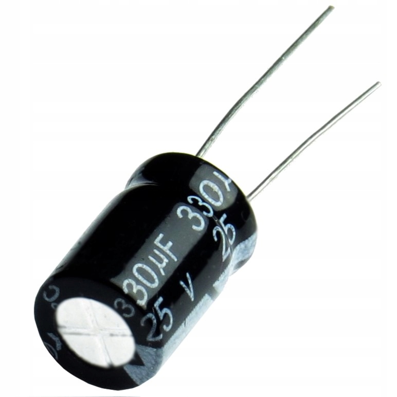 

Kondensator elektrolityczny 330uF 8X12 25V 100C x5