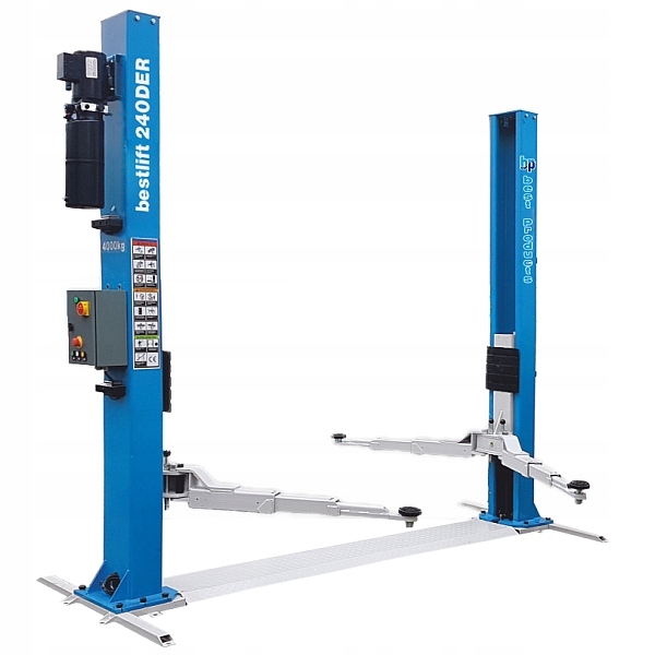PODNOŚNIK dwukolumnowy BESTLIFT 240DER – 400V 3 fazy 4000 kg 2,2 kW