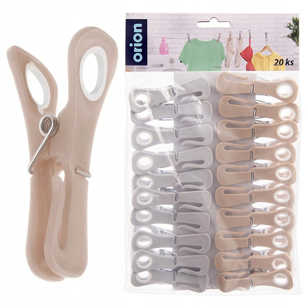 Plastové kolíčky na prádlo 20 ks.