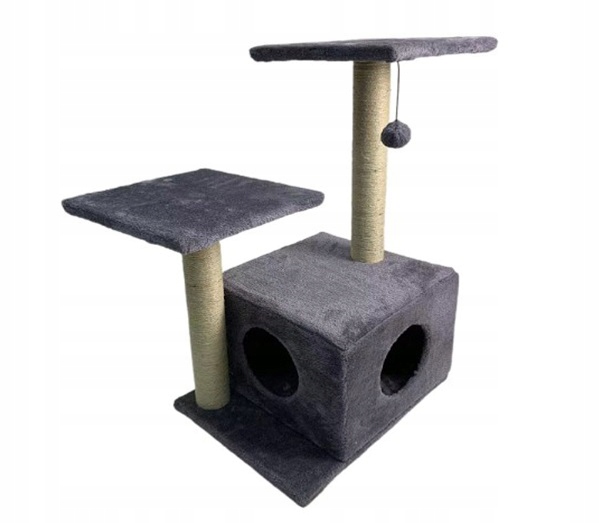 2 x Škrabadlo Pro Kočky Domeček Pelíšek Sloupek Myška