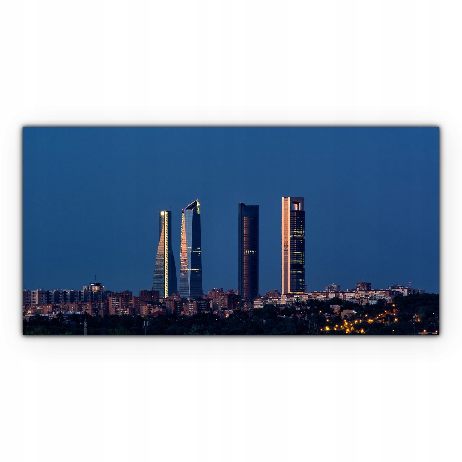 Obraz plátno s fotografií 100x50 Madrid Město Krajina