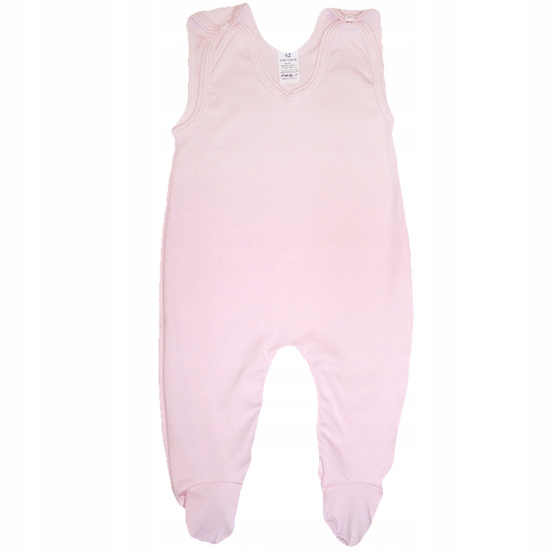 Śpiochy śpioszki 110 piżamka gładka pudrowy różowy