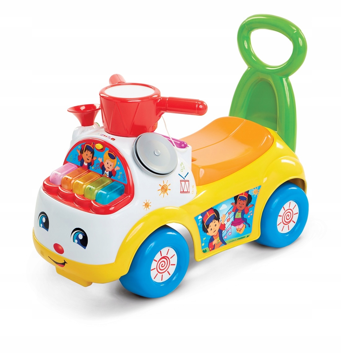 

Pulio Jeździk Fisher Price Muzyczna Parada żółty