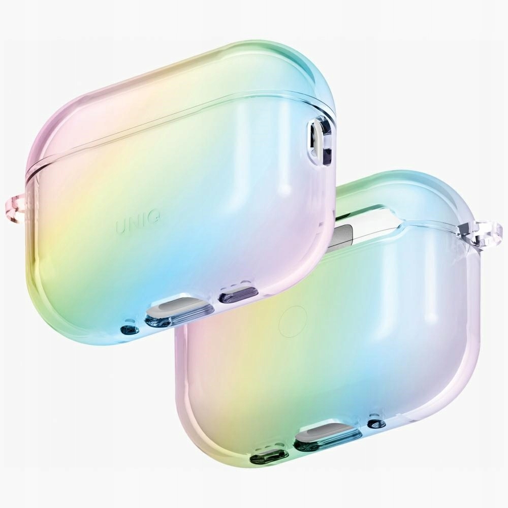 Pouzdro Uniq Iridescia pro AirPods Pro 3 Hang Case holo quartz