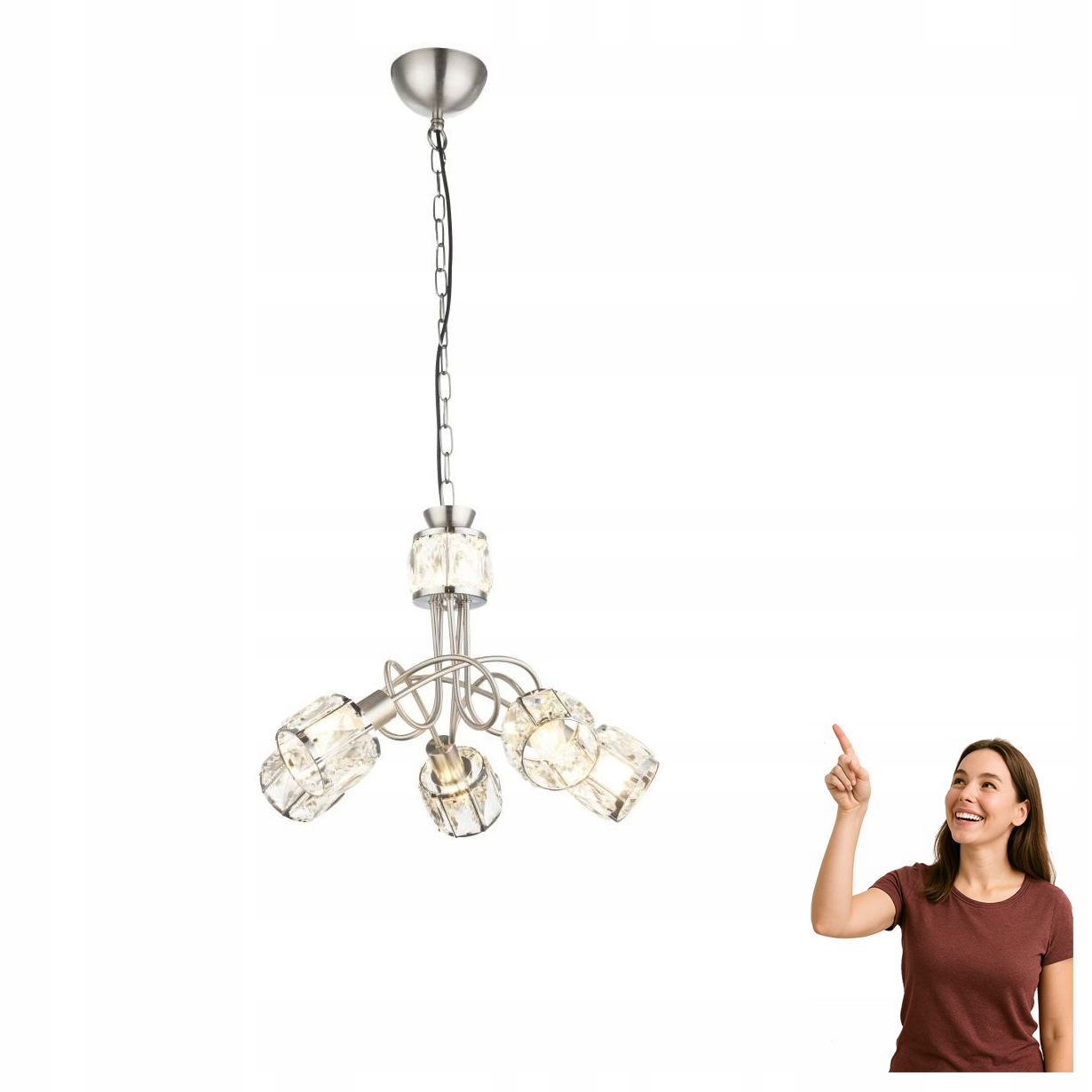 Závěsná lampa Kris 54356-5H Globo