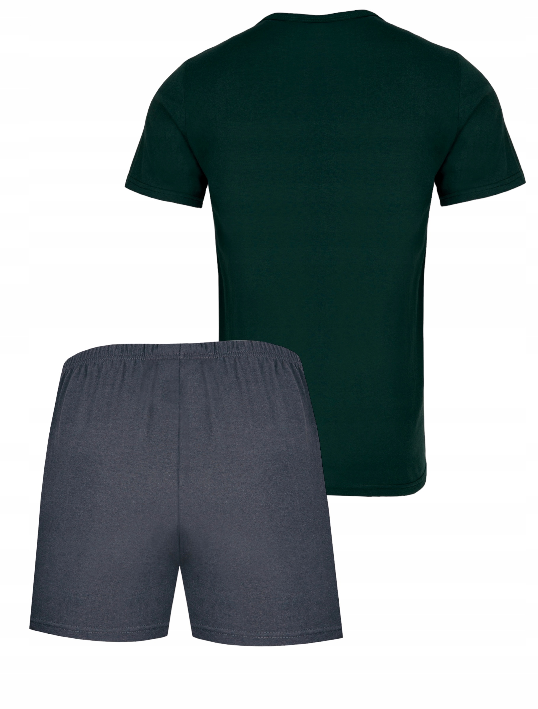 PIŻAMA MĘSKA KRÓTKI RĘKAW/SZORTY /BAWEŁNA/KIESZEŃ Rozmiar M