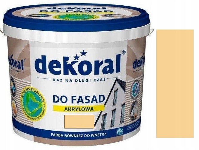 Dekoral Farba Fasadowa Polinit Sahara 5L