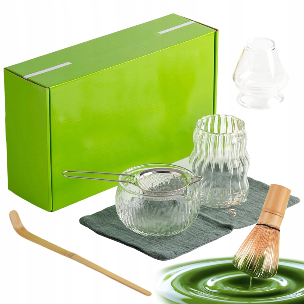 Matcha Zestaw do Trzepaczki, 7 Częściowy Zestaw do Ceremonii Matcha