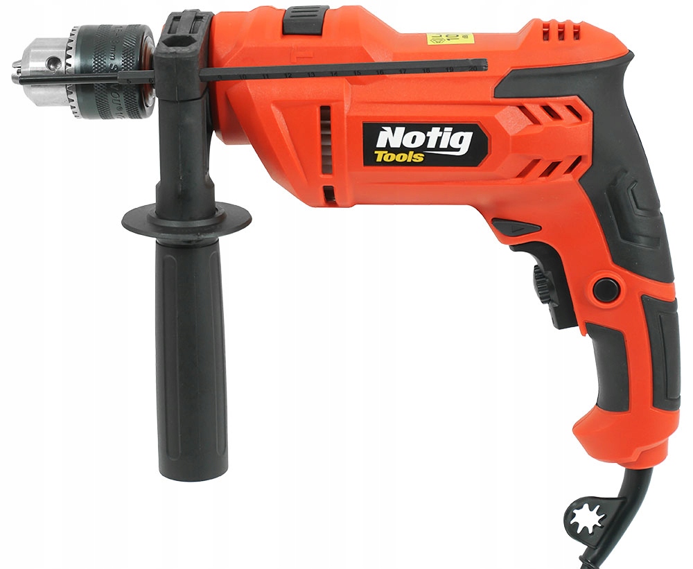 Wiertarka Udarowa Z Udarem 900W Regulacja Obrotów Zestaw Walizka Mocna