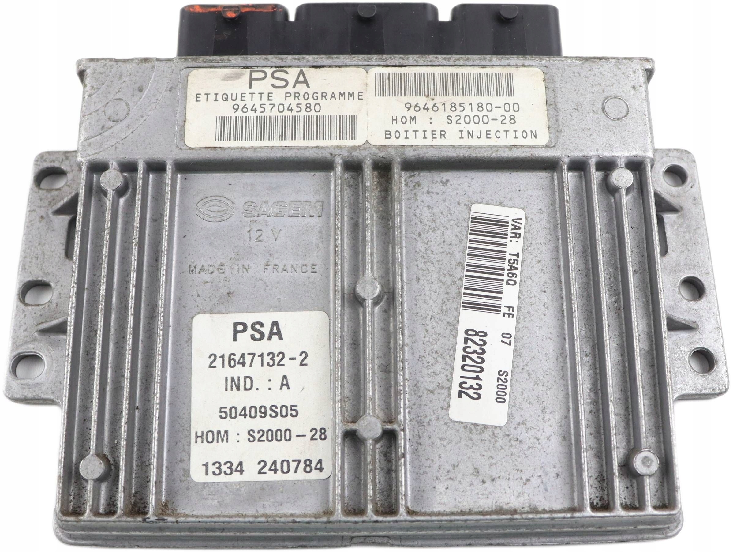 PEUGEOT 307 e modulo Centralina Motore 1.4 16V 9645704580 9646185180