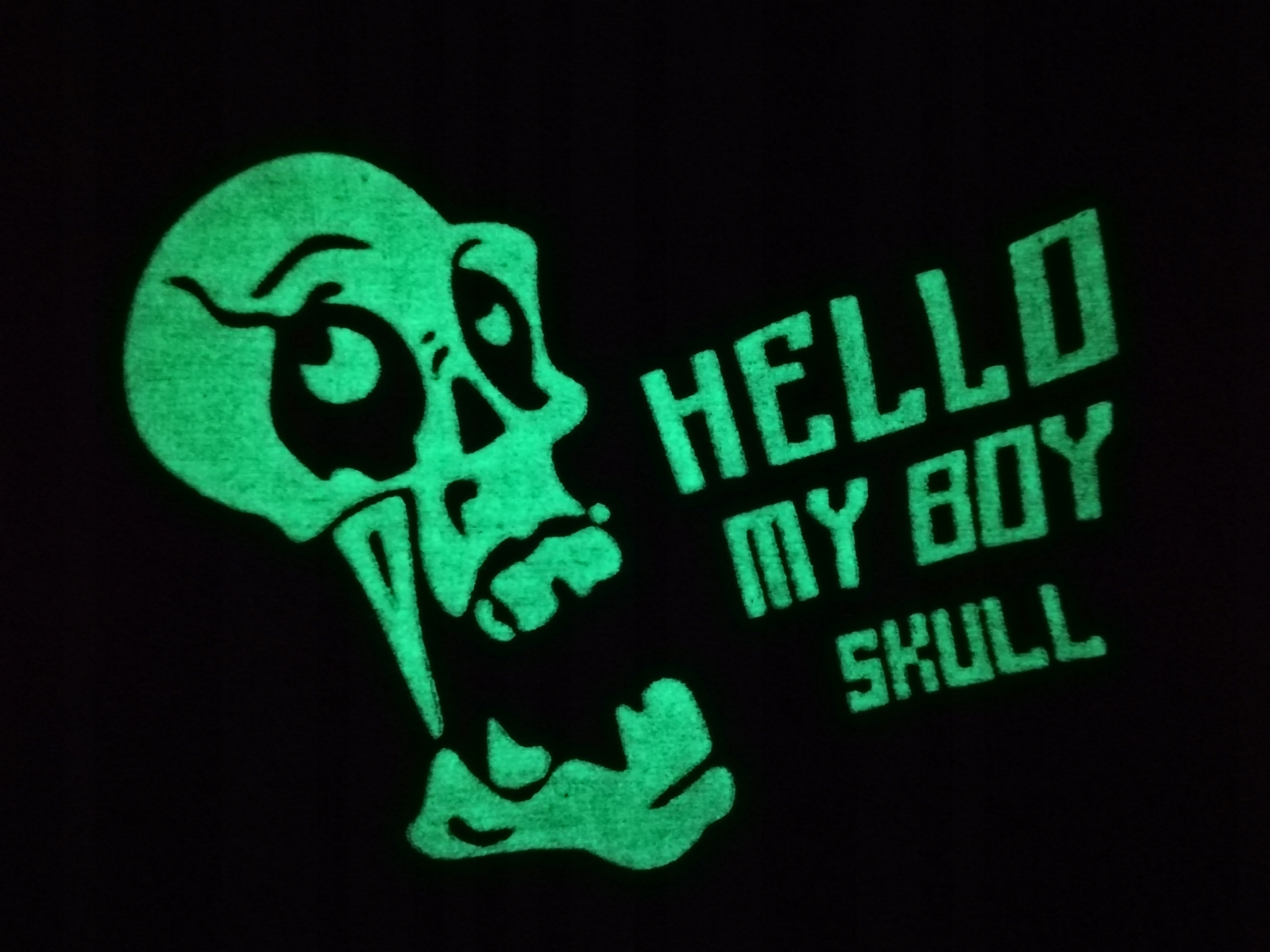 MASKA BAWEŁNIANA OSŁANIAJĄCA NOS USTA StreetWear ŚWIECI W CIEMNOŚCI Marka bez marki