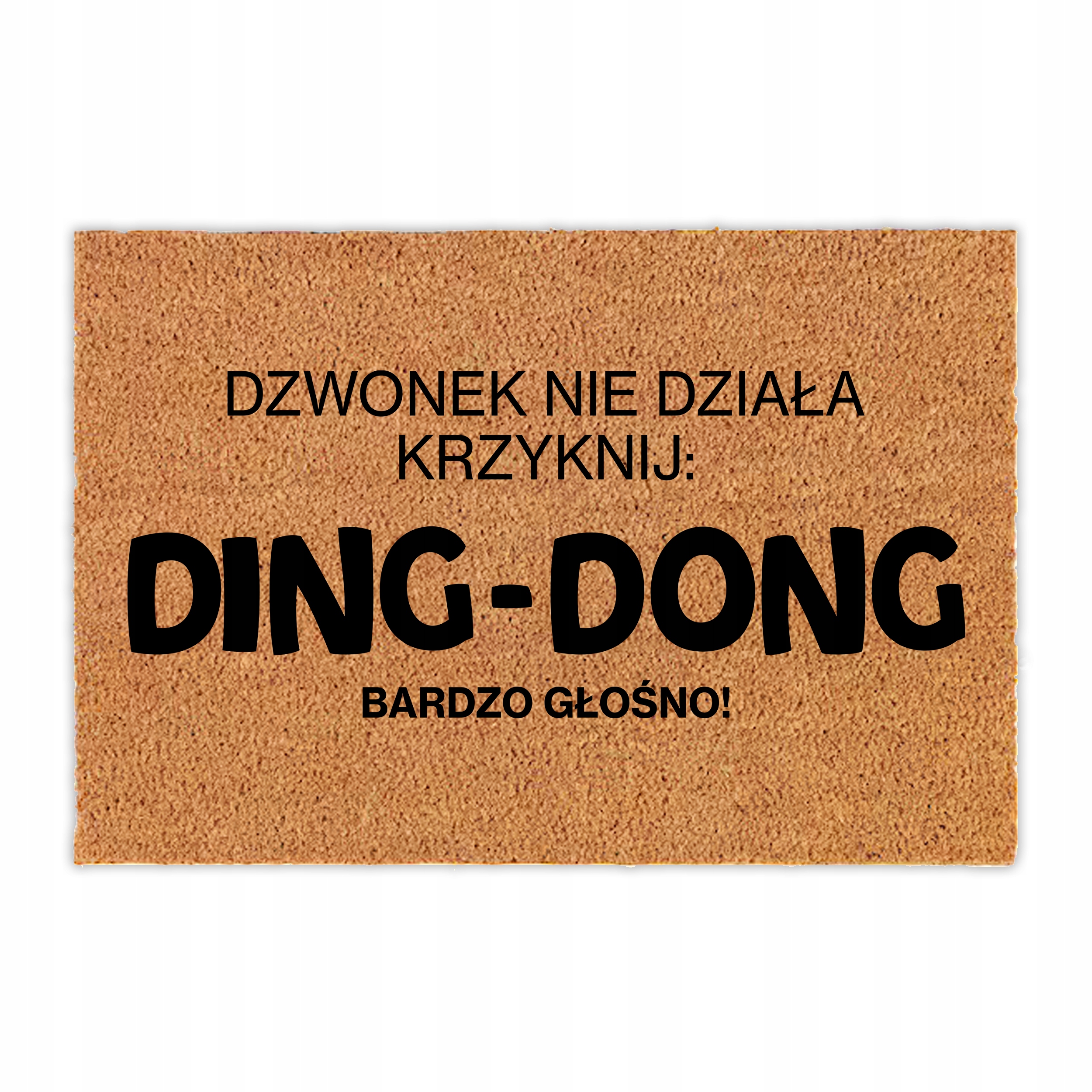 Rohožka pod dveře Legrační zvonek Vzory 60x90