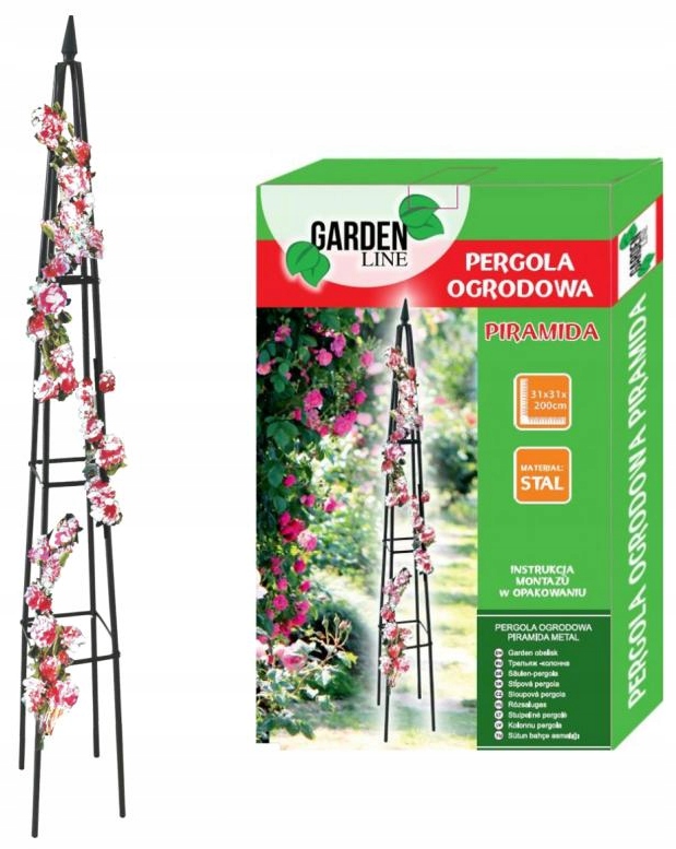 

Pergola Ogrodowa 2M Piramida Na Kwiaty Róże 0293