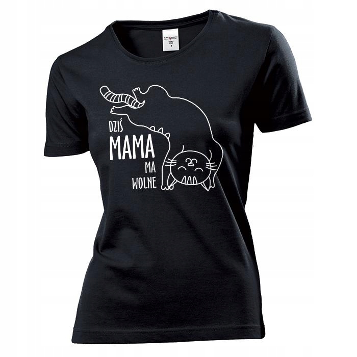 

Koszulka damska Kot Dziś Mama Ma Wolne M