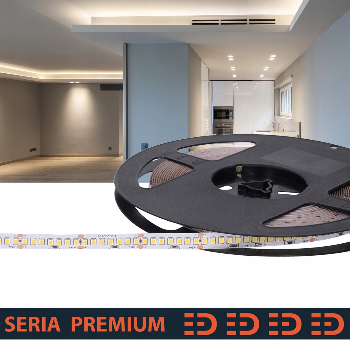 Led páska| Neutrální bílá 24 V 210 LED/m 2600 lm/m 10 m 5 let záruka