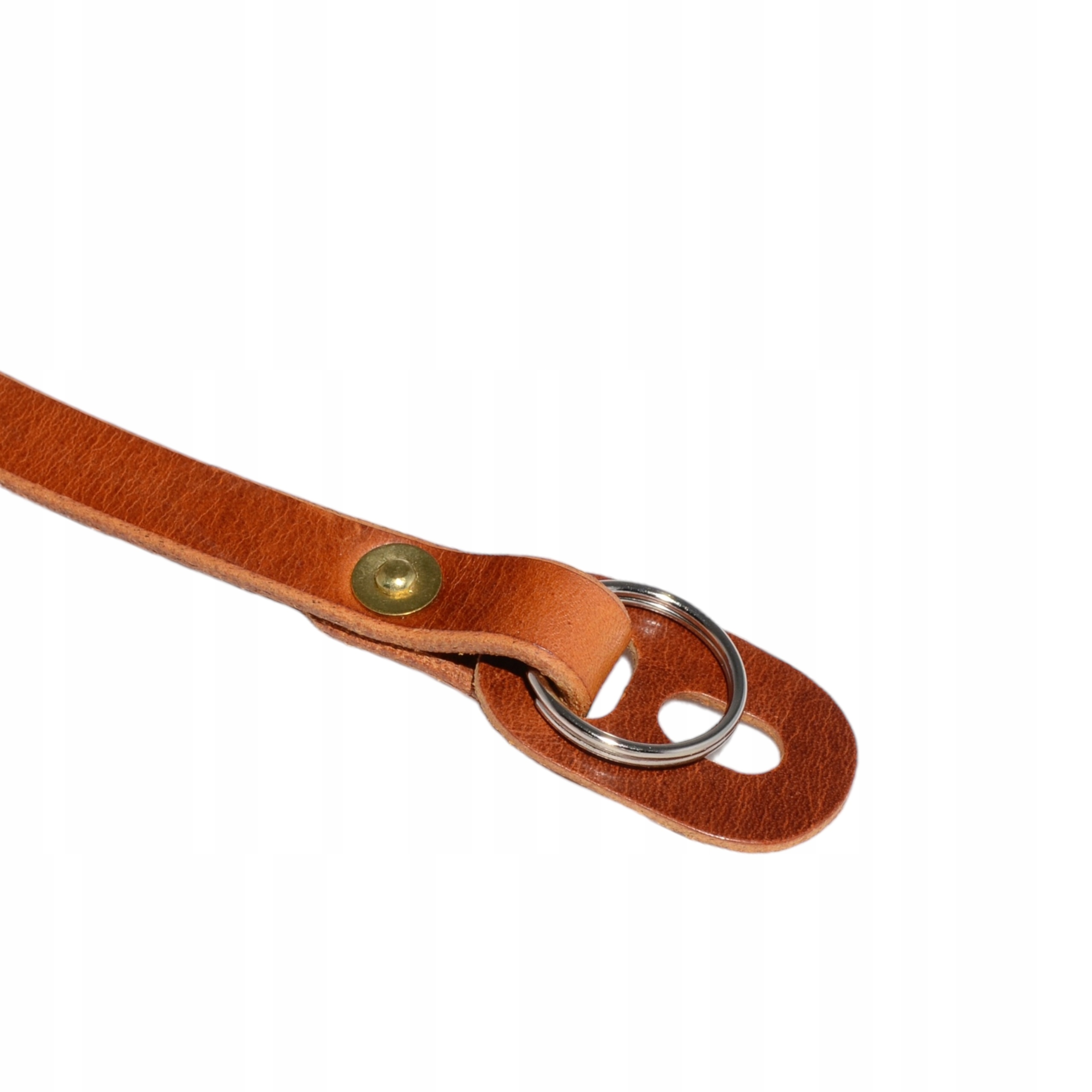 Pasek do aparatu Skórzany JUCHT KONIAKOWY CIEMNY Marka Coloriso