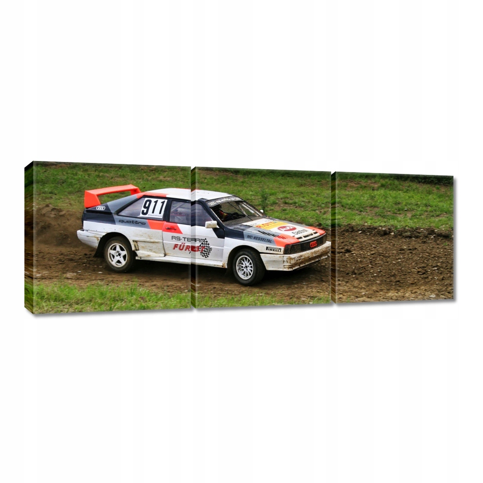 

Obraz 120x40 Audi Quattro na trasie