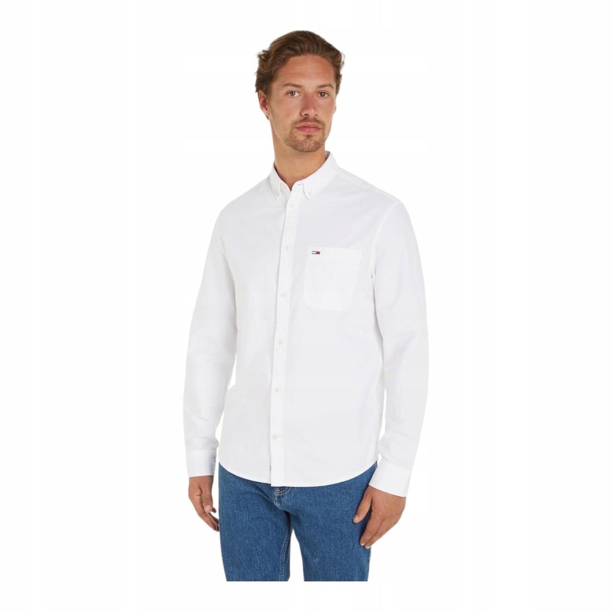 Tommy Hilfiger Pánská Košile Tjm Reg Oxford Shirt Bílá vel. L