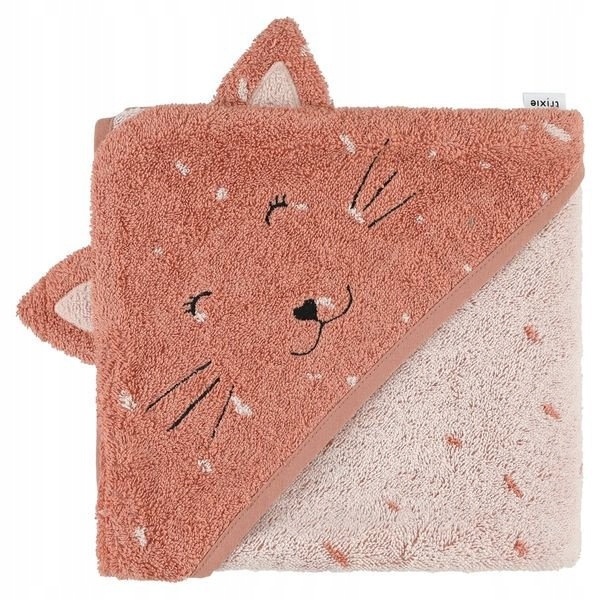 Ręcznik Kąpielowy z Kapturem 75 x 75 cm Kot Trixie Baby Trixie