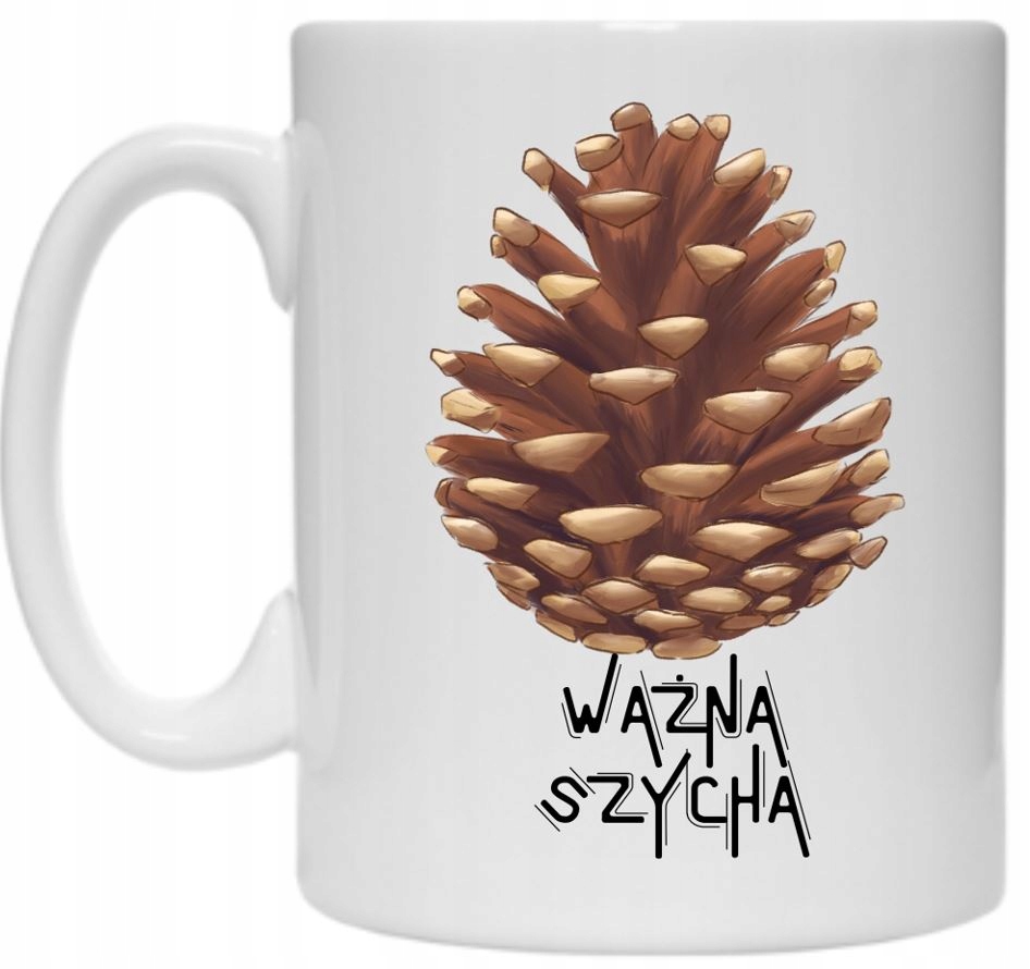 KUBEK HUMOR WAŻNA SZYCHA PREZENT PRACA DOM BIURO Marka inna