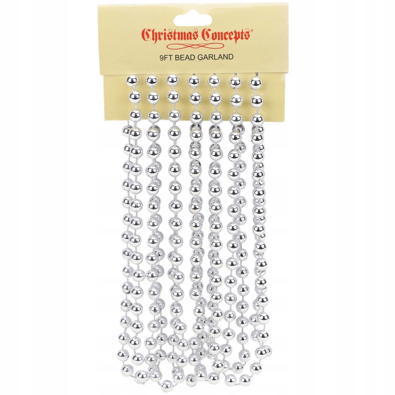 

Łańcuch Choinkowy girlanda koralikowa koraliki