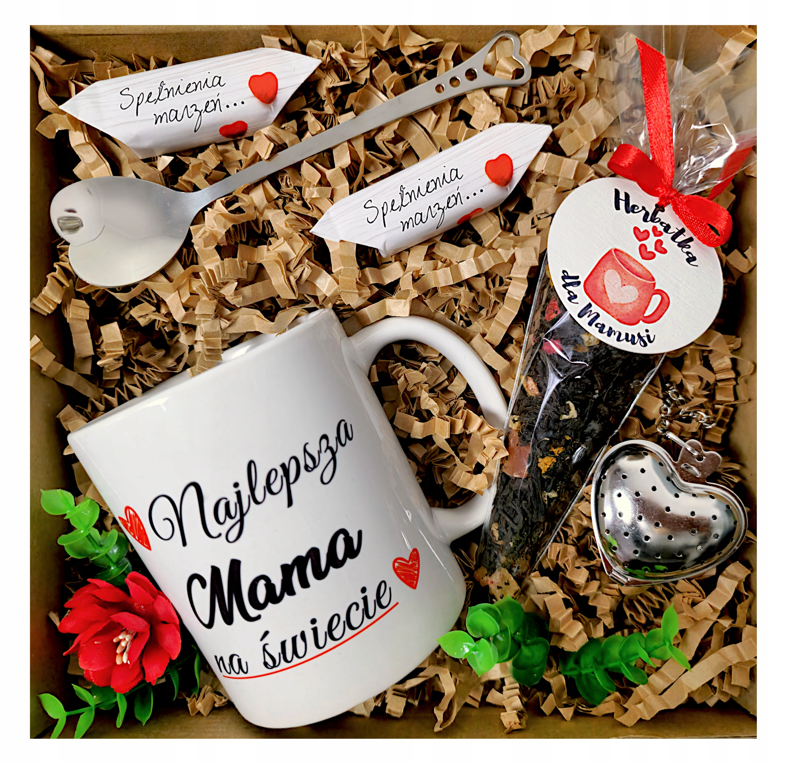 

Dzień Mamy Matki Urodziny kubek zestaw