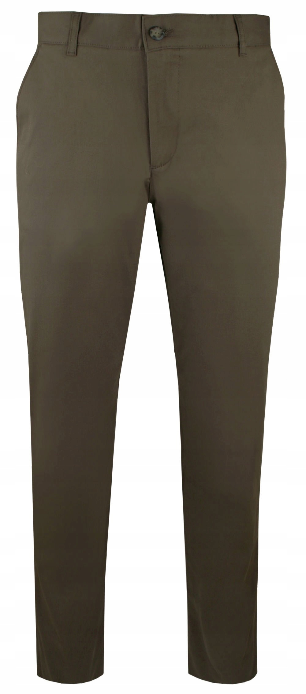 Hnědé bavlněné kalhoty typu Chinos Rigon Slim 34/32