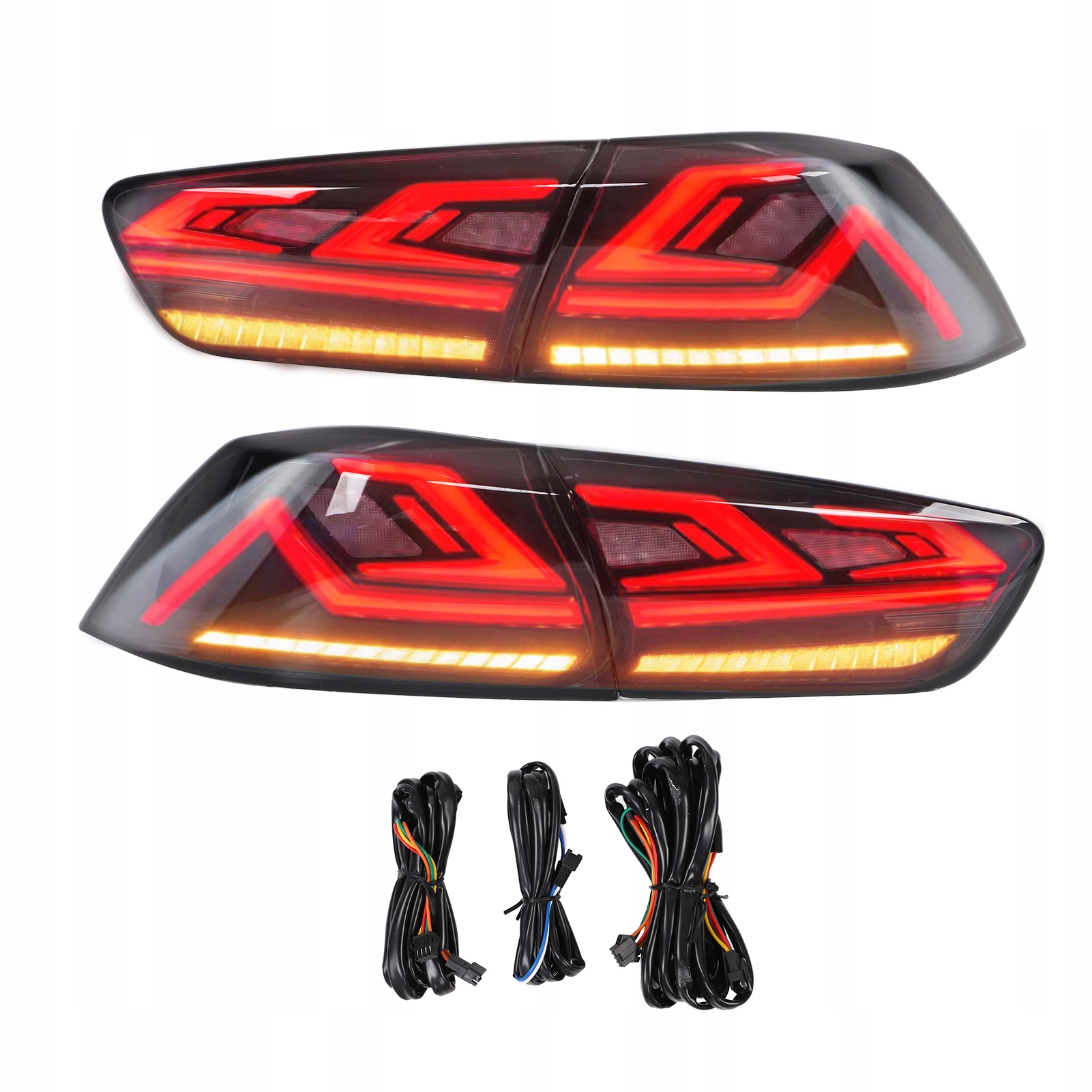 1 пара светодиодных динамических последовательных задних фонарей