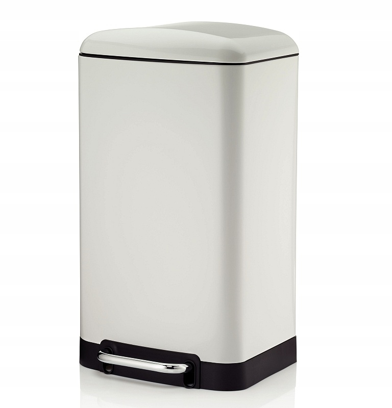 Levně Odpadkový koš Davino 30 l bílá KL-10905