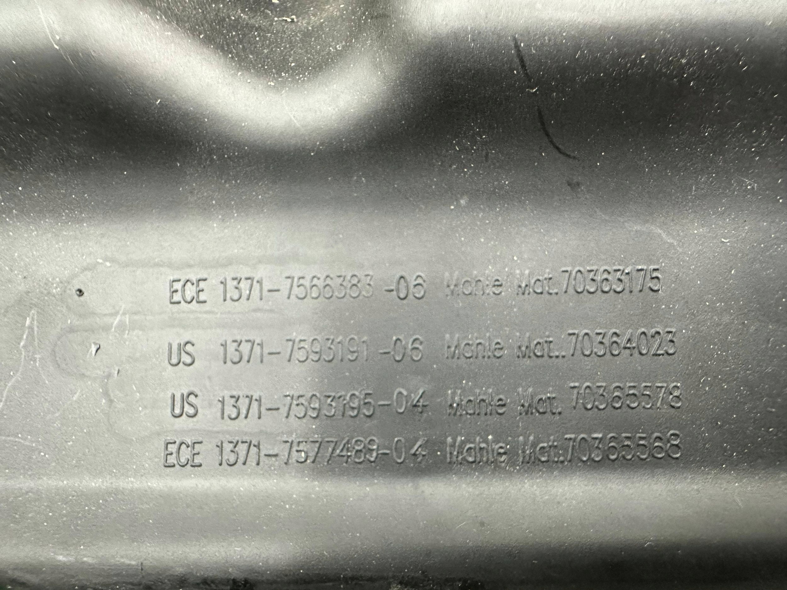 Gehäuse filter luft BMW 7 G11 G12 7593191