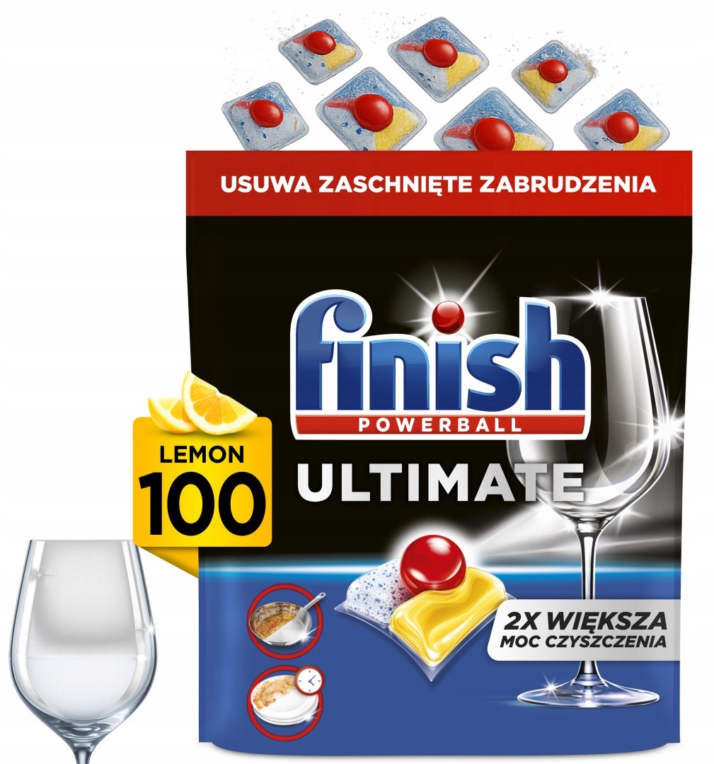 Levně Finish Kapsle Ultimate 100 lemon