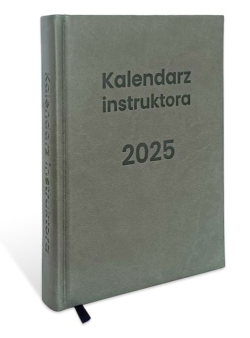 Kalendarz INSTRUKTORA OSK 2025 SZKOŁA JAZDY TERMINARZ / LIWONA/ SZARY