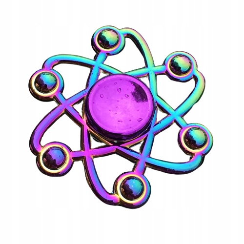 FIDGET SPINNER HAND SPINER METALOWY ATOM ZABAWKA ANTYSTRESOWA
