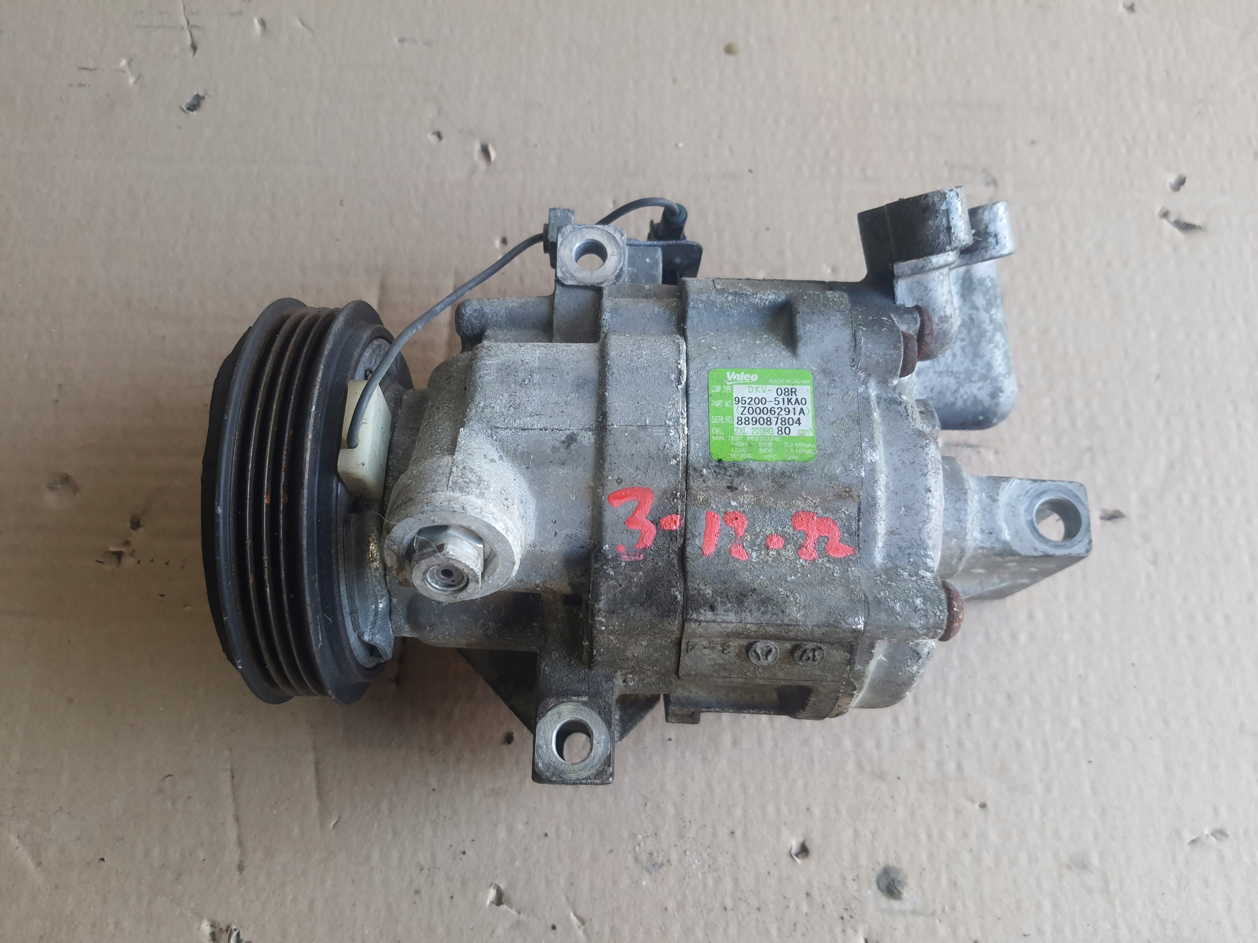 OPEL SUZUKI compressor AC 95200-51KA0