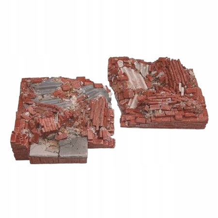 Juweela Zniszczona ceglana ściana uniwersalny (75x75 mm)