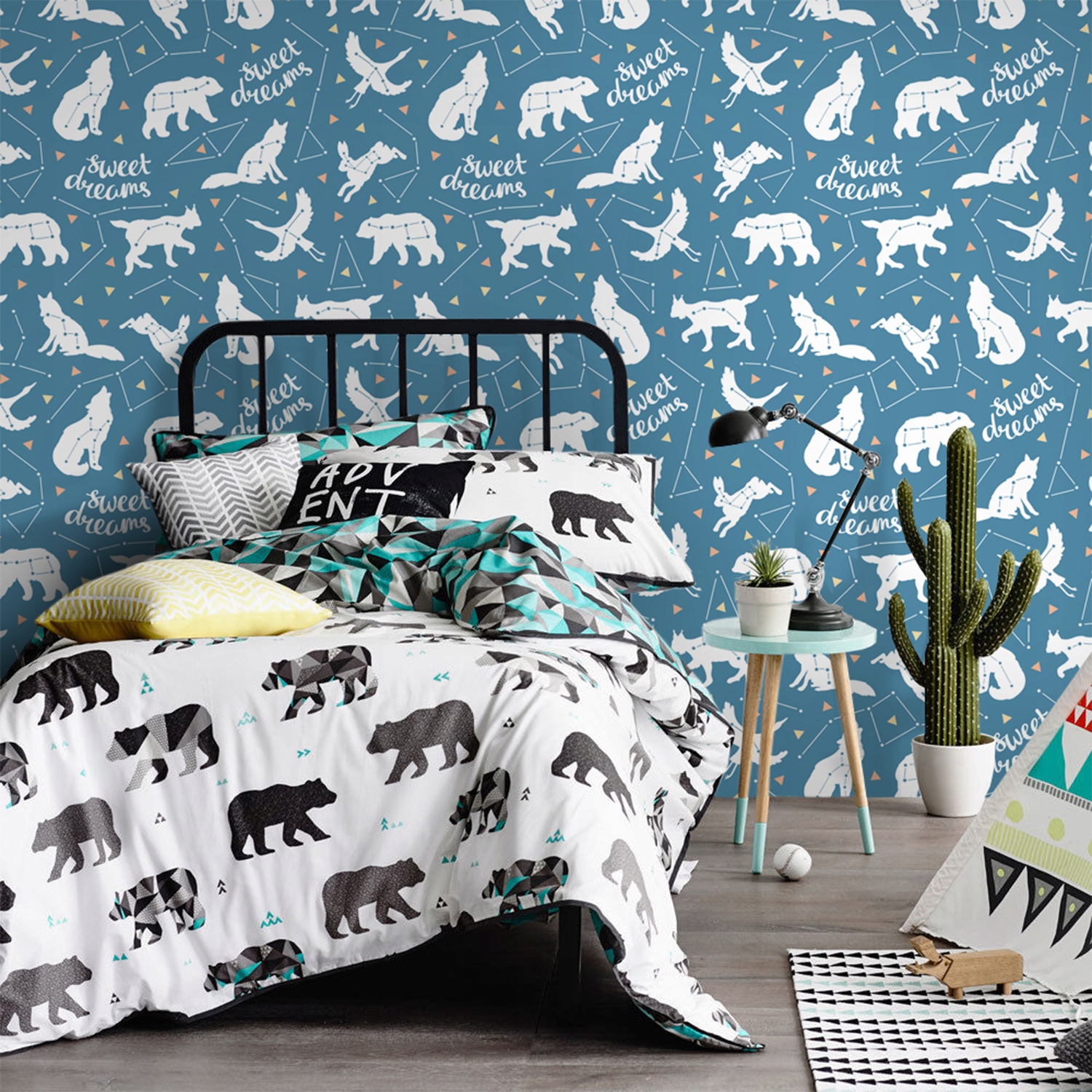 

Foto tapeta samoprzylepna Kosmiczne zoo 360x250 cm