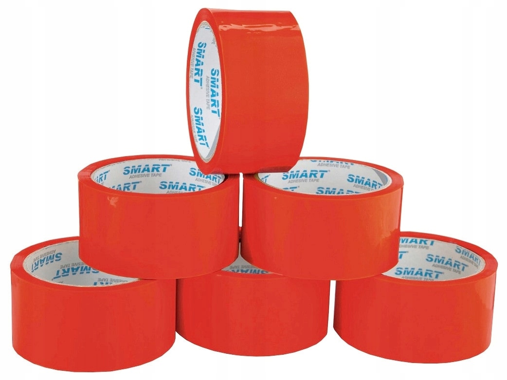 

Taśma klejąca Pakowa Smart 48mm x 45m Czerwona x6