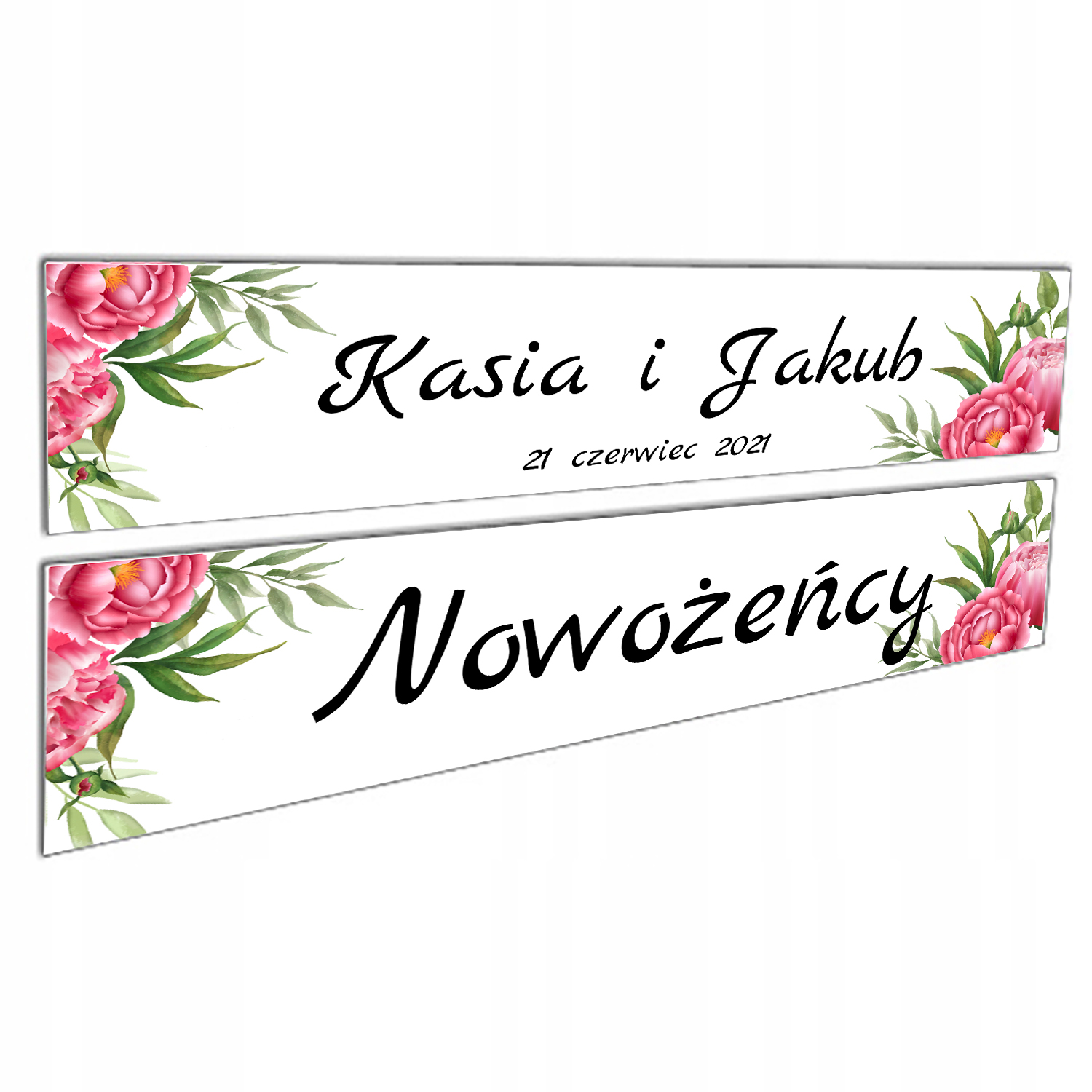 

Samochodwe Tablice na Ślub Wesele Wiele Wzorów