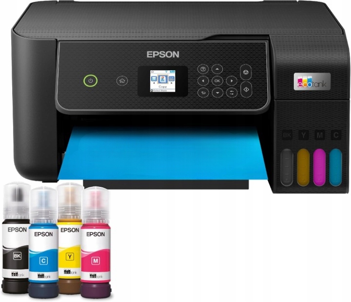 Epson EcoTank ET-2870 Atramentová tlačiareň 3v1 Wlan A4 LCD Sada atramentov