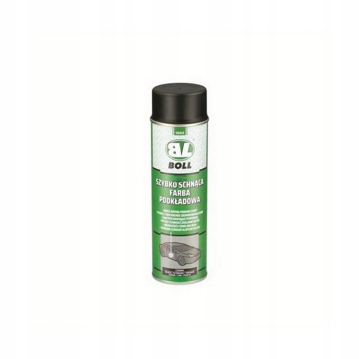Boll Farba Podkładowa Czarny 0,5L Spray podkład szybkoschnący szybkoschnąca